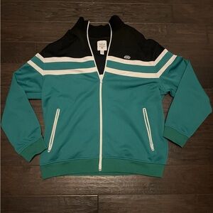 Ecko Unltd Track Jacket Mens XL Green/Black/White